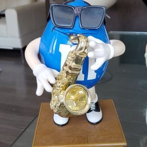 M&m vintage Saxophone player dispenser